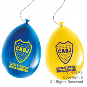 BOCA AZUL Y ORO GLOBO 9